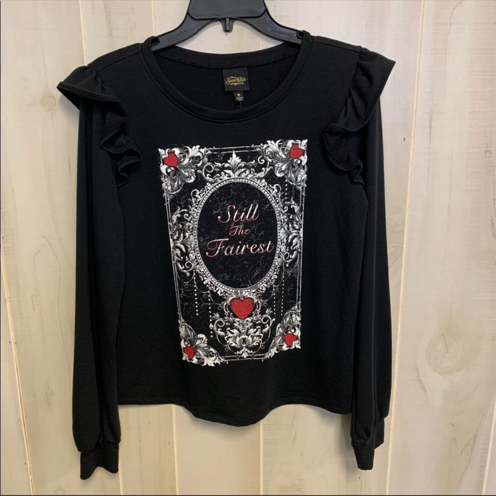 Disney Size Medium Black Princess Snow White “Still The Fairest” Graphic Shirt